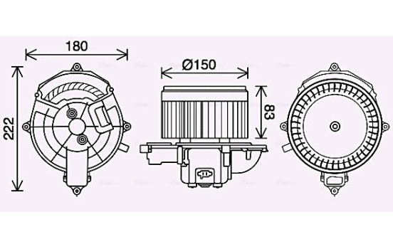 spisfläkt CN8310 Ava Quality Cooling