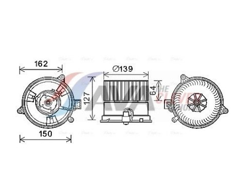 spisfläkt FD8576 Ava Quality Cooling