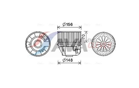 spisfläkt FD8611 Ava Quality Cooling