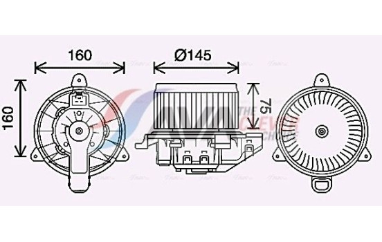 spisfläkt FD8626 Ava Quality Cooling