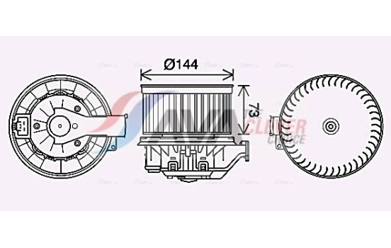 spisfläkt FD8629 Ava Quality Cooling