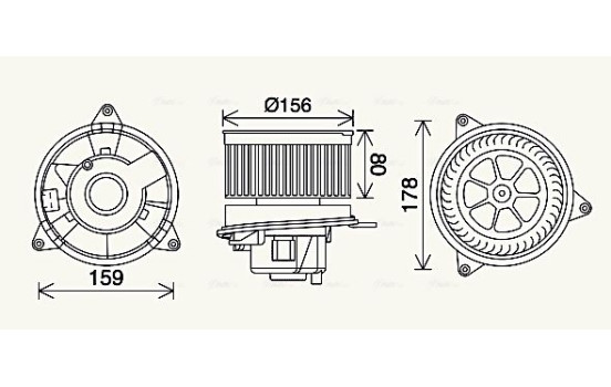 spisfläkt FD8638 Ava Quality Cooling