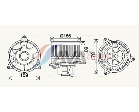 spisfläkt FD8638 Ava Quality Cooling