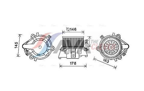 spisfläkt FT8451 Ava Quality Cooling