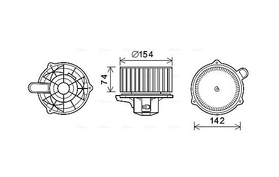 spisfläkt HY8349 Ava Quality Cooling