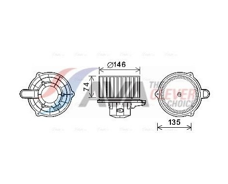 spisfläkt HY8350 Ava Quality Cooling