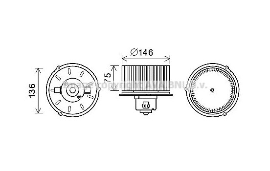spisfläkt HY8419 Ava Quality Cooling