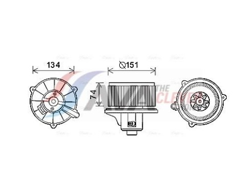 spisfläkt KA8227 Ava Quality Cooling, bild 2