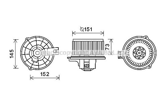 spisfläkt KA8233 Ava Quality Cooling