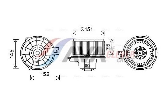 spisfläkt KA8234 Ava Quality Cooling