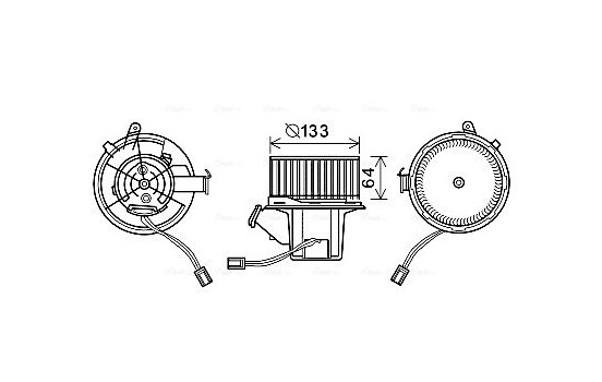 spisfläkt MS8629 Ava Quality Cooling