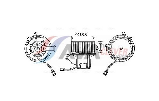 spisfläkt MS8629 Ava Quality Cooling