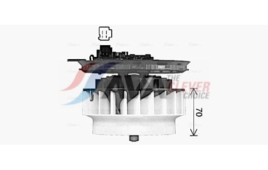 spisfläkt MS8777 Ava Quality Cooling, bild 2