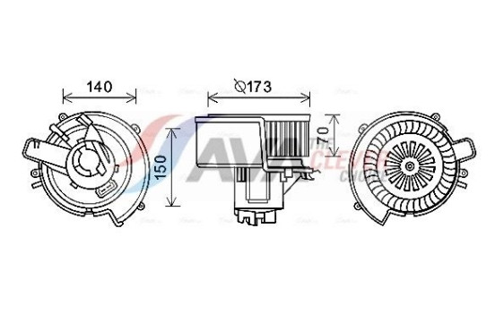 spisfläkt OL8639 Ava Quality Cooling