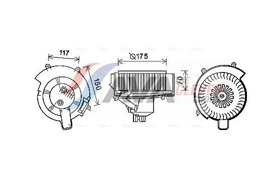 spisfläkt OL8646 Ava Quality Cooling
