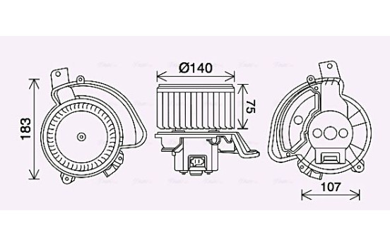 spisfläkt OL8689 Ava Quality Cooling