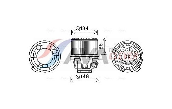 spisfläkt PE8374 Ava Quality Cooling