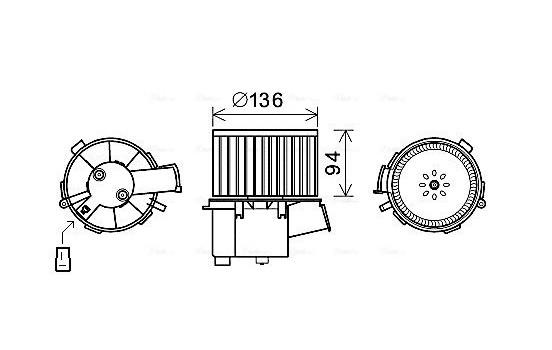 spisfläkt PE8377 Ava Quality Cooling