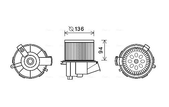 spisfläkt PE8387 Ava Quality Cooling