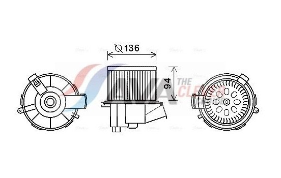 spisfläkt PE8387 Ava Quality Cooling
