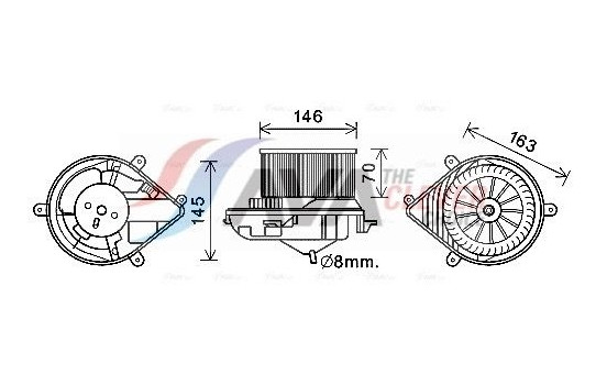 spisfläkt PE8394 Ava Quality Cooling