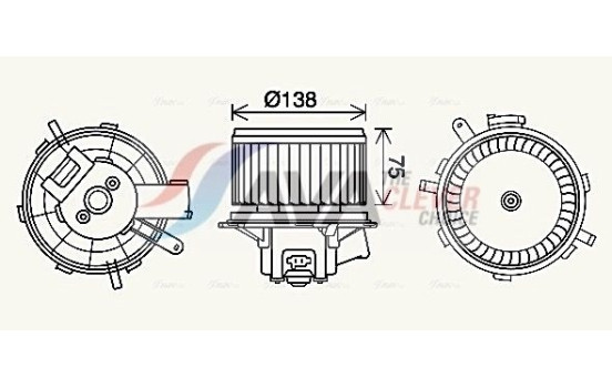 spisfläkt PE8406 Ava Quality Cooling