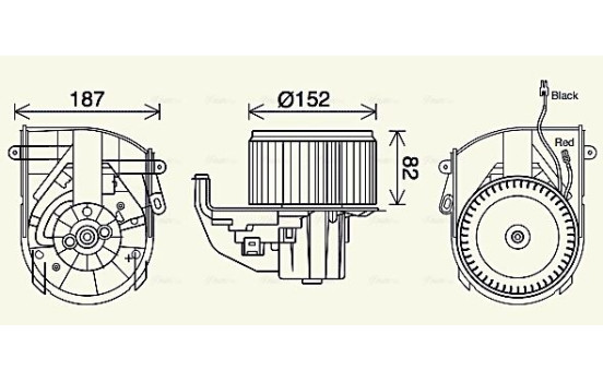 spisfläkt PE8414 Ava Quality Cooling