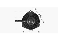 spisfläkt PE8428 Ava Quality Cooling