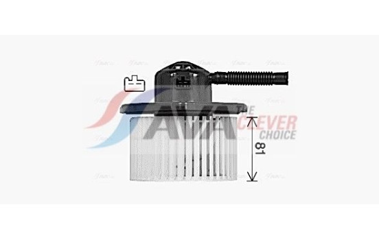 spisfläkt PE8428 Ava Quality Cooling, bild 2