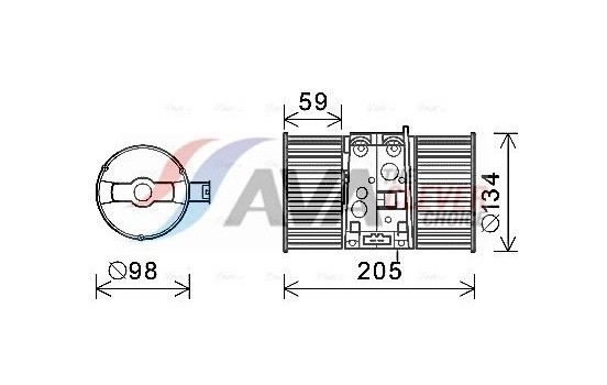 spisfläkt RT8586 Ava Quality Cooling