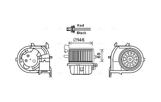 spisfläkt RT8588 Ava Quality Cooling