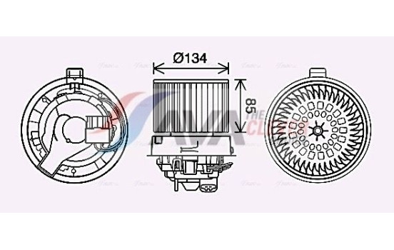 spisfläkt RT8633 Ava Quality Cooling