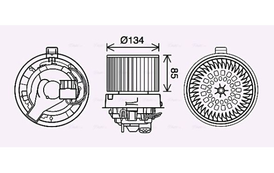 spisfläkt RT8635 Ava Quality Cooling