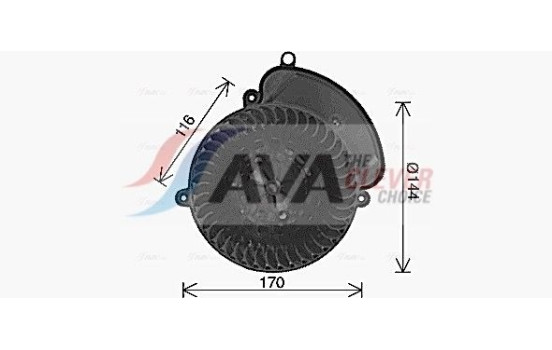 spisfläkt RT8671 Ava Quality Cooling