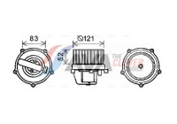 spisfläkt VN8345 Ava Quality Cooling