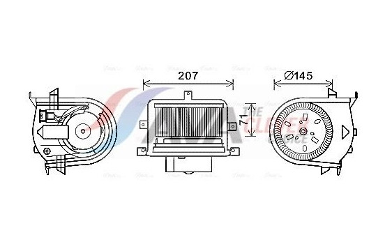 spisfläkt VN8350 Ava Quality Cooling