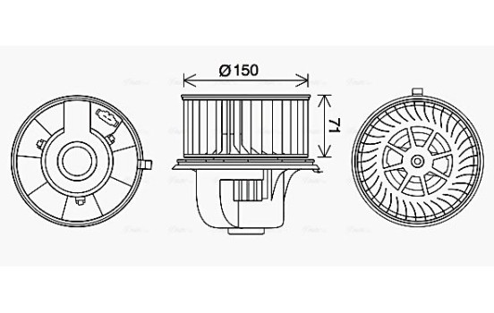 spisfläkt VN8406 Ava Quality Cooling