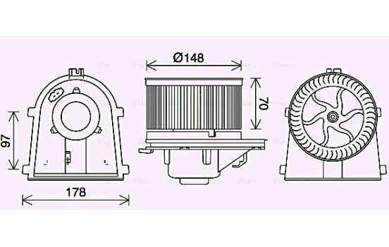 spisfläkt VN8408 Ava Quality Cooling