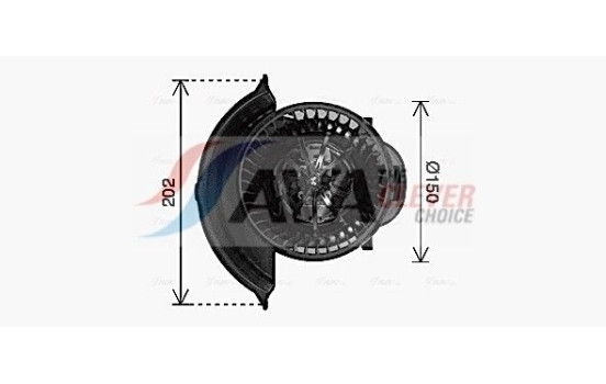 spisfläkt VN8435 Ava Quality Cooling