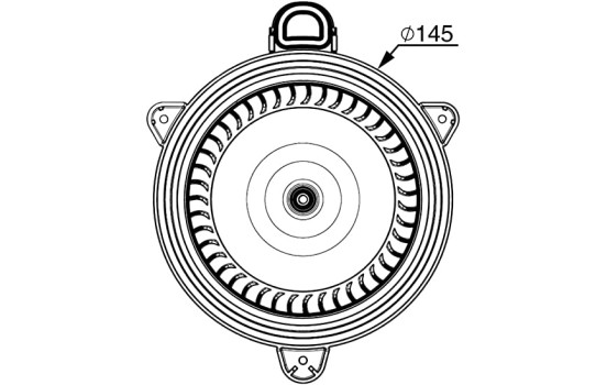 Värmefläkt AB 267 000P Mahle