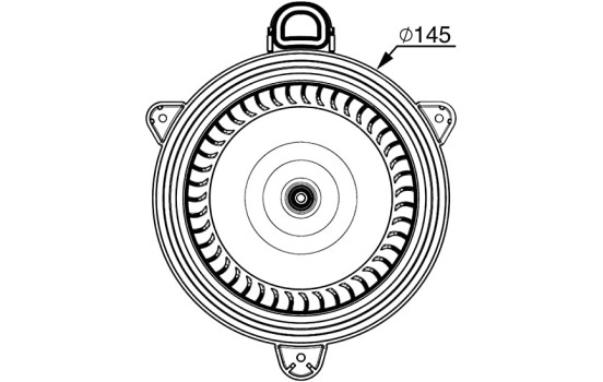 Värmefläkt AB 268 000P Mahle