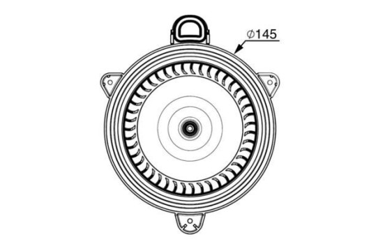 Värmefläkt AB 268 000P Mahle, bild 3