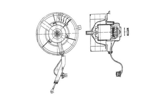 Värmefläkt AB 37 000P Mahle, bild 2