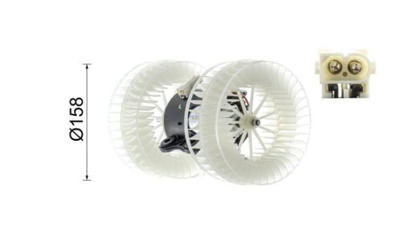 Värmefläkt AB 40 000P Mahle, bild 15