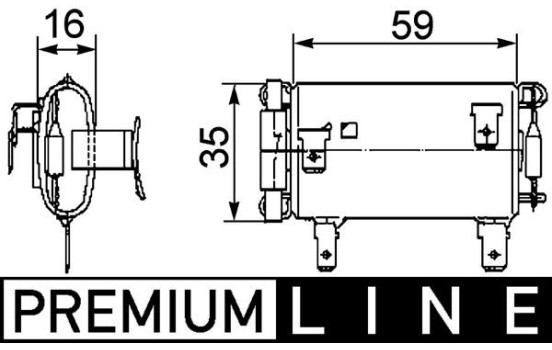 Motstånd, kupefläkt BEHR *** PREMIUM LINE ***