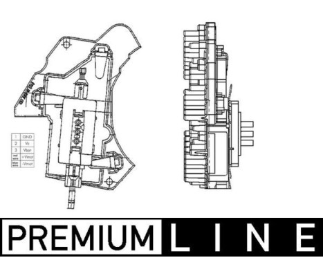 Reglage, kupéfläkt BEHR *** PREMIUM LINE ***