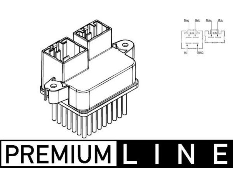 Reglage, kupéfläkt BEHR *** PREMIUM LINE ***