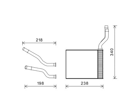 HEATER KYLARE GALAXY / MONDEO / S-MAX RHD