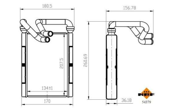 Värmare radiator, innervärme EASY FIT, bild 4