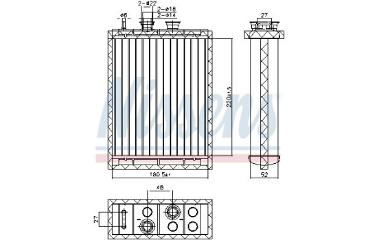 Värmare radiator, innervärme